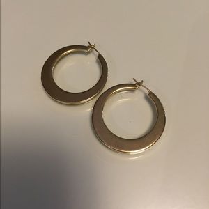 Gold Tone Hoops