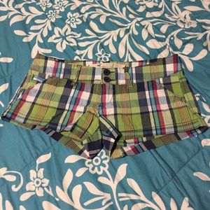 Plaid shorts