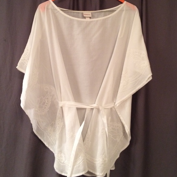 White Kimono-like top