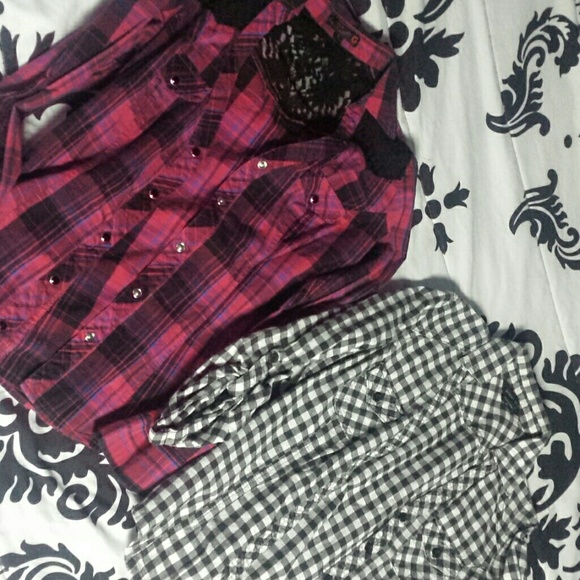 Flannel button ups