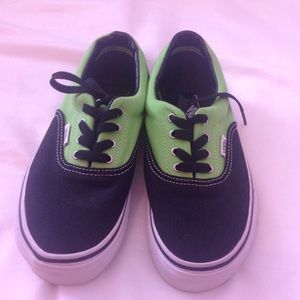 Vans Classic Blue and Green