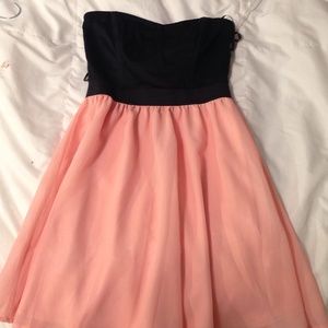 Black & pink little dress