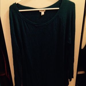 Long sleeve blue shirt