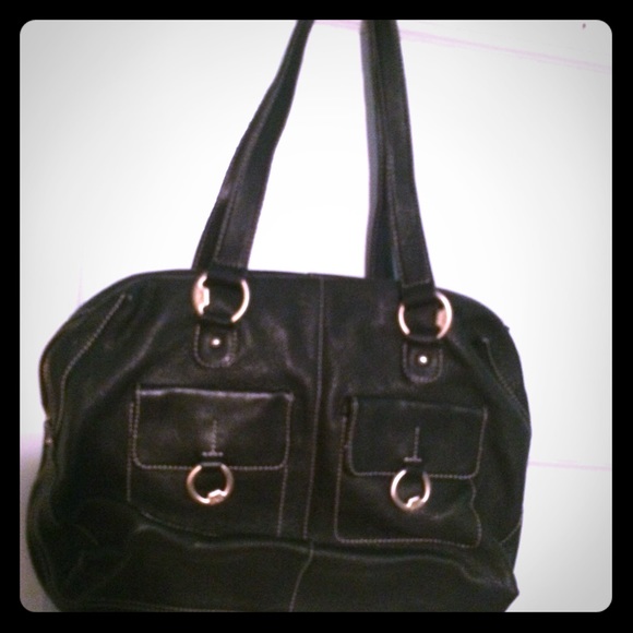 Leather handbag