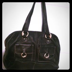 Leather handbag