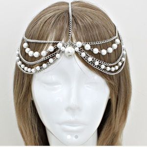 Beautiful white headpiece