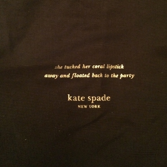 Kate spade dust bag