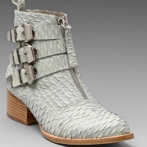 Jeffrey Campbell Allman snakeskin booties