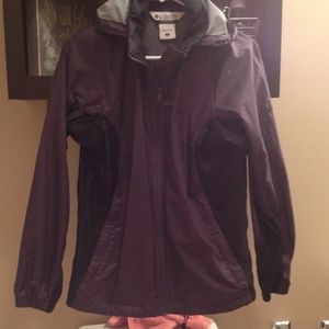 Women's Columbia rain jacket.