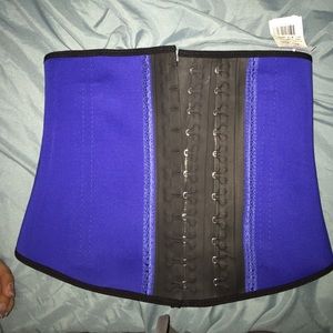 Blue waist trainer