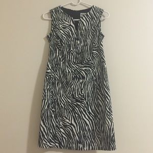 Zebra Print Dress