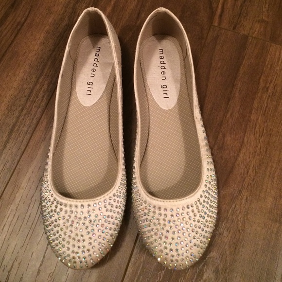 Madden Girl Rhinestone Flats
