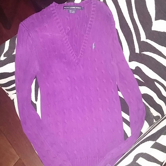 Ralph Lauren Sport v-neck knitted sweater