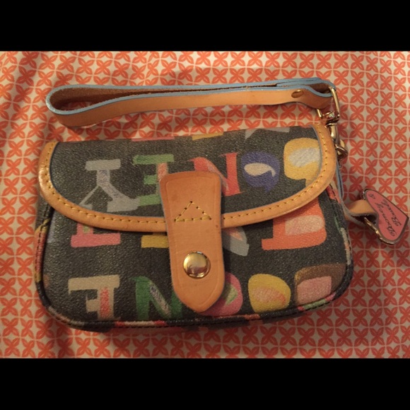 Black Dooney and Bourke Wristlet.