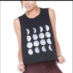 Brandy Melville Phases of the moon crop