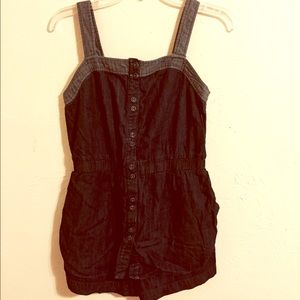 UK Style denim romper
