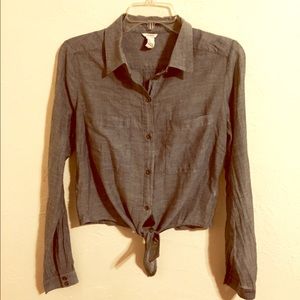 Forever 21 denim button up