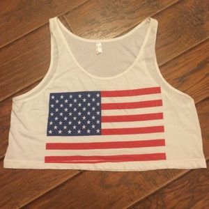 American Apparel Flag Tank