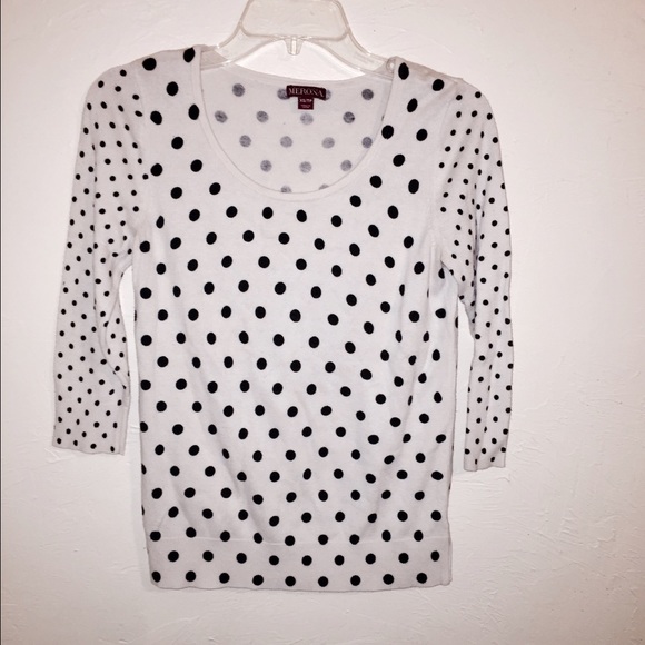 Merona polka dot half sleeve top.