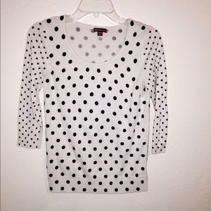 Merona polka dot half sleeve top.