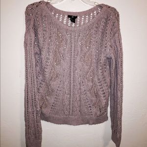 Light pink forever H&M sweater.