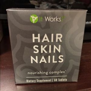 It works hair skin and nails