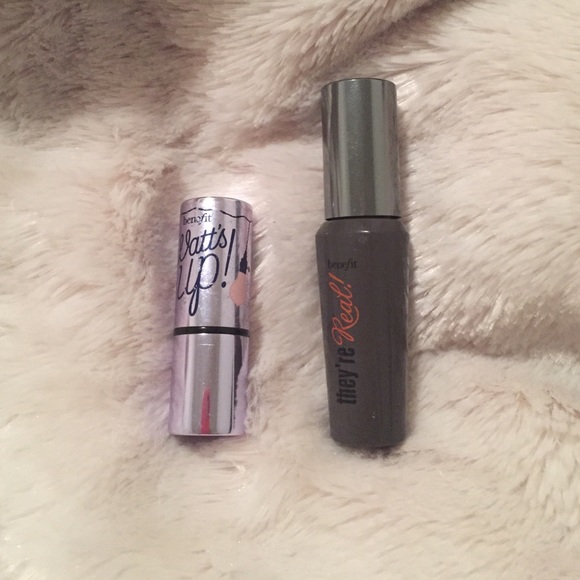 Benefit They're Real mascara, Watts Up highlighter