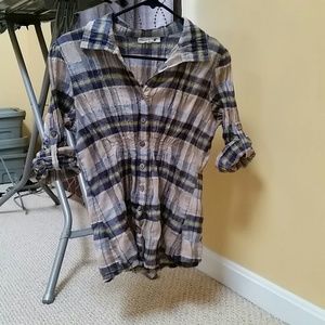 Plaid top
