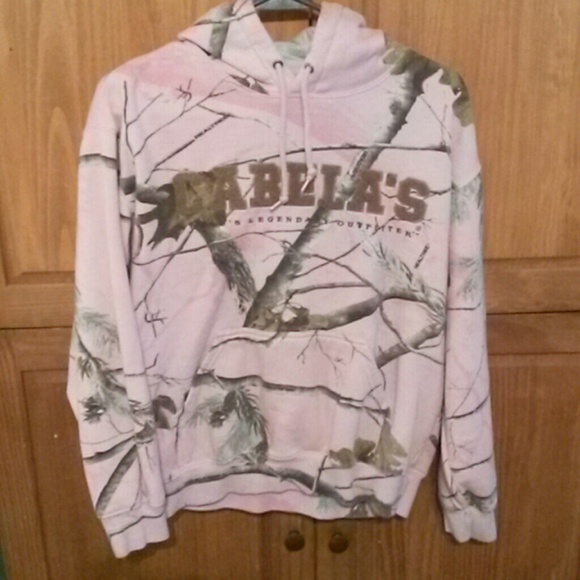 Cabelas pink camo hoodie