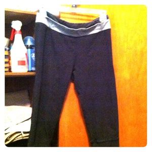Slim gym cropped pants