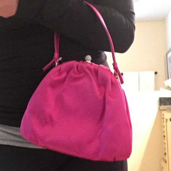 Dolce & Gabbana pink satin evening purse - Picture 3 of 4