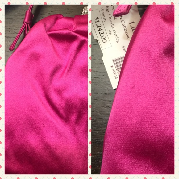 Dolce & Gabbana pink satin evening purse - Picture 4 of 4