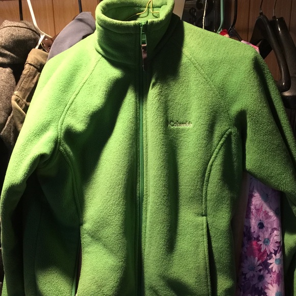 Columbia fleece zip up jacket