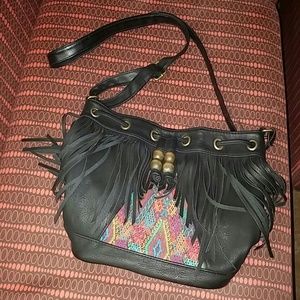 Merona crossbody fringe bag