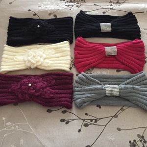 Set of 6 Women's Headbands/Ear Warmers