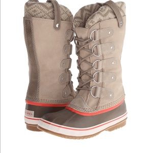 Sorel Joan Of Arctic Knit Boots (Color: Fossil)