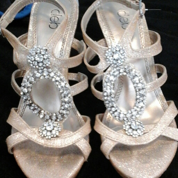 Silver/Gold heels - Picture 1 of 1