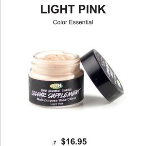 Light pink Lush foundation