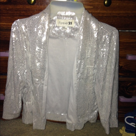 Forever 21 Glitter Jacket