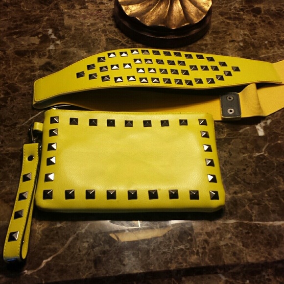 Wallet & matching belt $22 sold