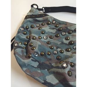 Steve Madden Camouflage Studded Handbag