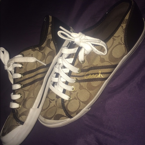 Coach brown shoes