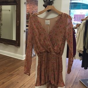 Line and Dot Reality Bites Romper