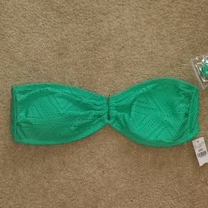 Seafoam green bikini top