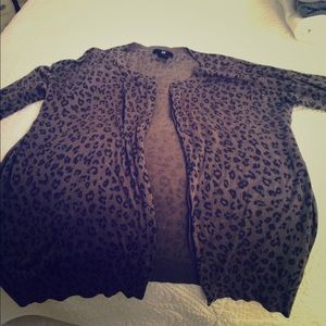H&m leopard cardigan
