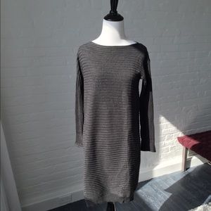 Cos Heather gray wool sweater dress