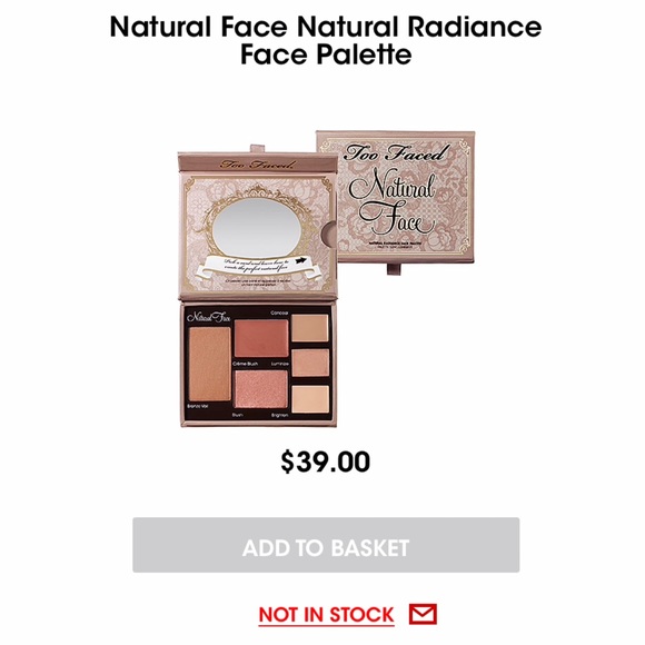 Too faced natural face