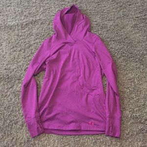 A purple sweatshirt that is super light