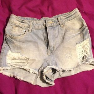 High waist shorts