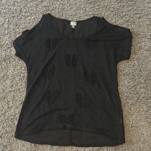 A black shirt from vanity